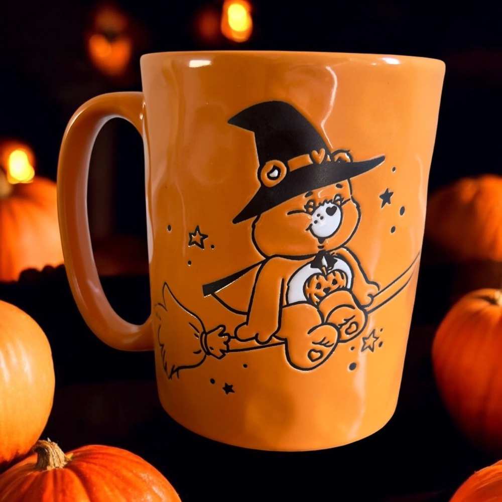 Care Bear Halloween Wizard Double Sided Orange Mug NWT